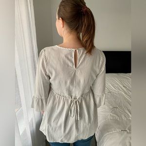 Isabel maternity striped tunic size M